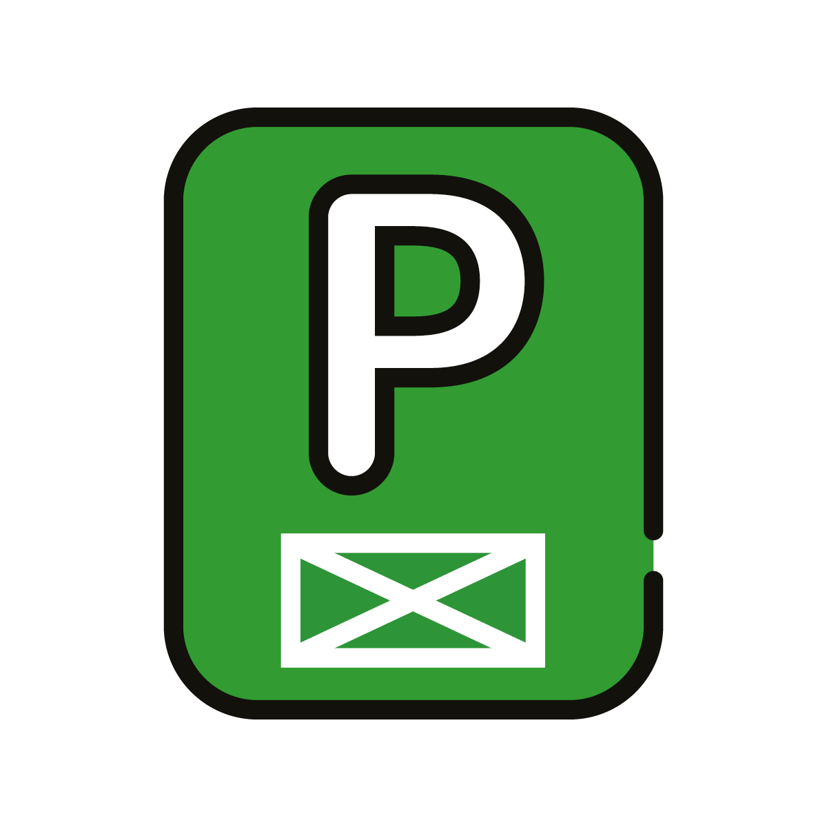 Parking z&nbsp;wyznaczonym miejscem dla osoby z&nbsp;niepełnosprawnością