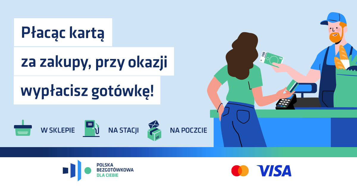 Twój Bank Spółdzielczy wspiera nowoczesne rozwiązania płatnicze - poznaj usługę cashback!